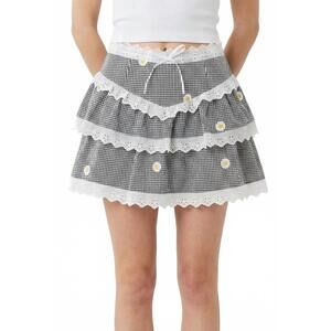 NEW KESTAN daisy mini skirt in grey